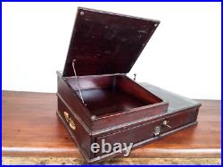 Large 19thC Antique Cash Register Till & Receipt Case General Store Counter Top