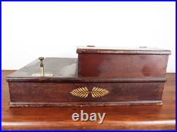 Large 19thC Antique Cash Register Till & Receipt Case General Store Counter Top