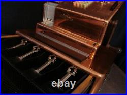 NCR Model 21 Copper Electric & Manual Crank Handle National Cash Register / Till