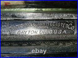 National Cash Register, Antique Brass Till, Made in 1901, Dayton Ohio