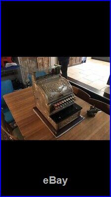 National Cash Register /vintage national cash register / Antique brass till