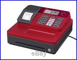 New CASIO cash register till SEG1 RED + Free Memory Protection Batteries