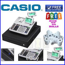 New Casio Electronics Se-s400 Ses400 Se S400 Cash Register Till 20 Free Roll