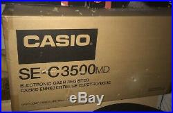 New Casio SE-C3500 MD Cash Register Till
