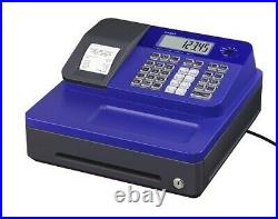New Casio SEG1 Cash Register Till in Blue + Free Memory Protection Batteries