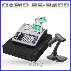 New Casio Se-s400 Ses400 Se S400 Cash Register Till + Barcode Scanner (z4)
