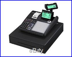 New Casio se-c450 Cash Till Register Large Display Shop Electronic Money Drawer