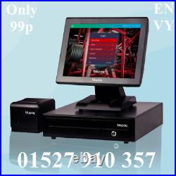 New Xonder 15 All in One Touchscreen POS EPOS Cash Register Till System Retail