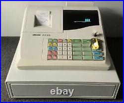 OLIVETTI ECR-350 Electronic Cash Register Complete With Till Rolls And Free P&P