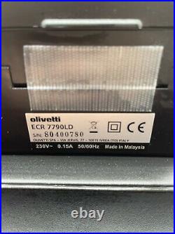 Olivetti Shop Electronic Cash Register Till 7790 / 7790 LD With 40 Till Rolls