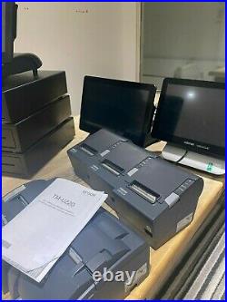 Oracle Micros Workstation x3 with 4 printers & 3 cash drawers till system bundle