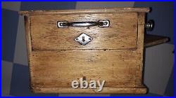 Original Vintage Ivy product Pine Shop Till Cash Register with Working Bell