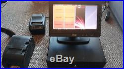 Posiflex ePoS System with till, touchscreen, printer, kitchen printer