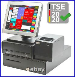 Pro Till Touchscreen Cash Register System Printer Retail & Catering Black KA16