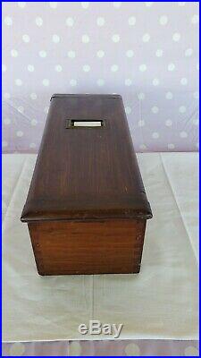Rare Antique Solid Wood Cash Register Drawer Till By Chambers Preston USA