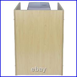 Retail Counter Till Block Shop Cash Desk Storage Cabinet Service Maple