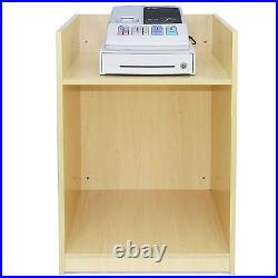 Retail Till Block Counter Maple Shop Cash Desk Storage Cabinet Service Counter