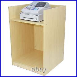 Retail Till Block Counter Maple Shop Cash Desk Storage Cabinet Service Counter