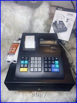 Royal 210DX Thermal Print Electronic Cash Register With Till, Manual No Key