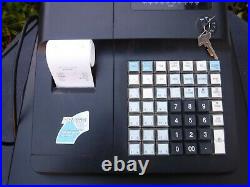 SAM4's ER-260B Cash Register with 2 Keys & Till Receipt Rolls Tested & Working