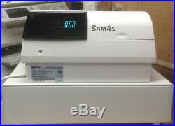 SAM4S ER-390M Electronic Cash Register With A Box Of Till Rolls And Free P&P