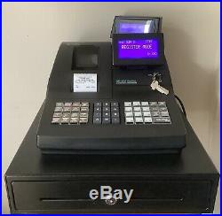 SAM4S NR-520RB Electronic Cash Register Complete With Till Rolls And Free P&P