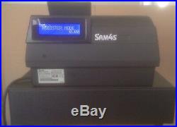 SAM4S NR-520RB Electronic Cash register with A Box Of Till Rolls And Free P&P