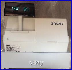 SAM4S SER-7000 Electronic Cash Register With A Box Of Till Rolls And Free P&P