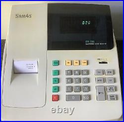 SAM4s ER-150 Electronic Cash Register With Till Rolls And Free P&P