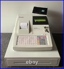 SAM4s ER-390M Electronic Cash Register Complete With Till Rolls And Free P&P