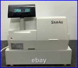 SAM4s SER-7000 Electronic Cash Register Complete With Till Rolls And Free P&P