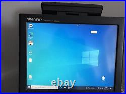 SHARP Epos Shop Till Cash Register POS Touchscreen Barcode Scanning
