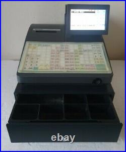 SHARP UP-811F POS TERMINAL ELECTRONIC CASH REGISTER FULLY WORKING ORDER (No Key)
