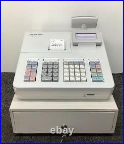 SHARP XE -207-W Electronic Cash Register Complete With Till Rolls And Free P&P