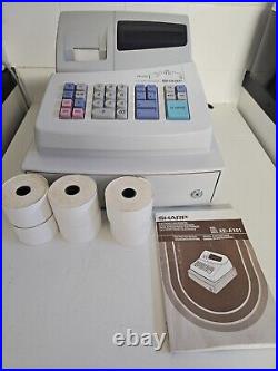SHARP XE-A101 Electronic Cash Register + Paper Till Rolls, No Key
