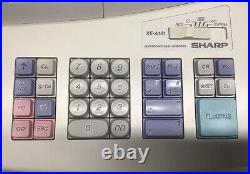 SHARP XE-A101 Electronic Cash Register With Spare Ink Rollers And Free P&P