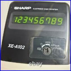 SHARP XE-A102 Electronic Cash Register Including 3 x Till Rolls & Manual