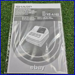 SHARP XE-A102 Electronic Cash Register Including 3 x Till Rolls & Manual