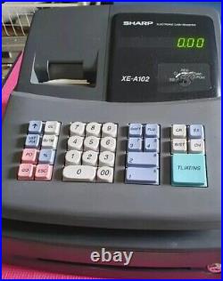 SHARP XE-A102 Electronic Cash Register + Key