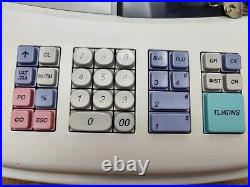 SHARP XE-A102 Electronic Cash Register + Key + New Ink Roller Fitted I 090