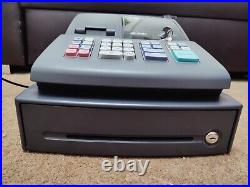 SHARP XE-A102 Electronic Cash Register + Key + New Ink Roller Fitted I 094