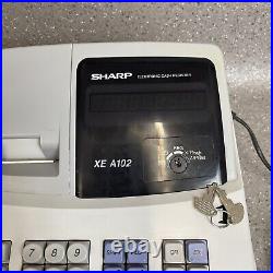 SHARP XE-A102 Electronic Cash Register & Keys