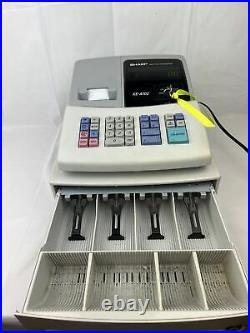 SHARP XE-A102 Electronic Cash Register Master Key Till Drawer Works! Read Desc