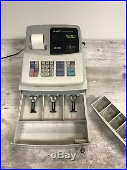 SHARP XE-A102 Electronic Cash Register WORKING with Till Rolls X8