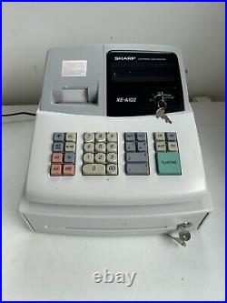 SHARP XE-A102 Electronic Cash Register With Keys