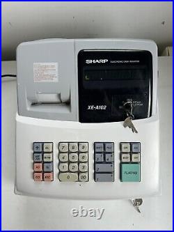 SHARP XE-A102 Electronic Cash Register With Keys