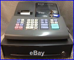 SHARP XE-A102B Electronic Cash Register Complete With Till Rolls And Free P&P