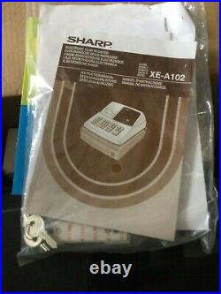 SHARP XE-A102B Electronic Cash Register Shop Till. Ref 07/21