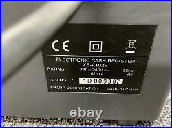 SHARP XE-A102B Electronic Cash Register With Spool And Till Rolls And Free P&P