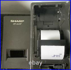 SHARP XE-A107-BK Electronic Cash Register Complete With Till Rolls And Free P&P